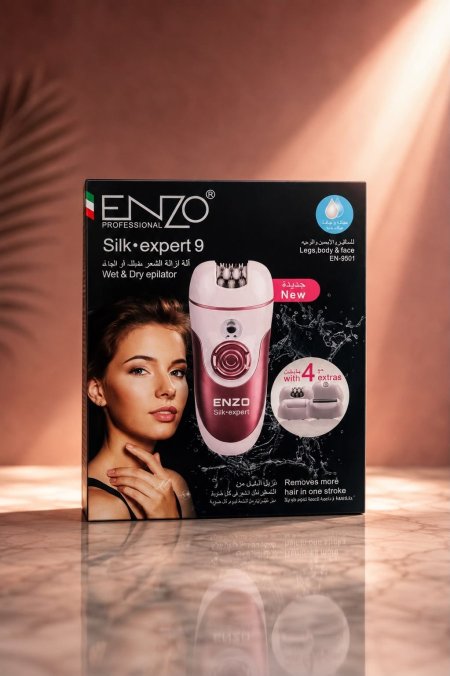 enzo silk expert 6 آلة ازالة الشعر المتطورة من اينزو